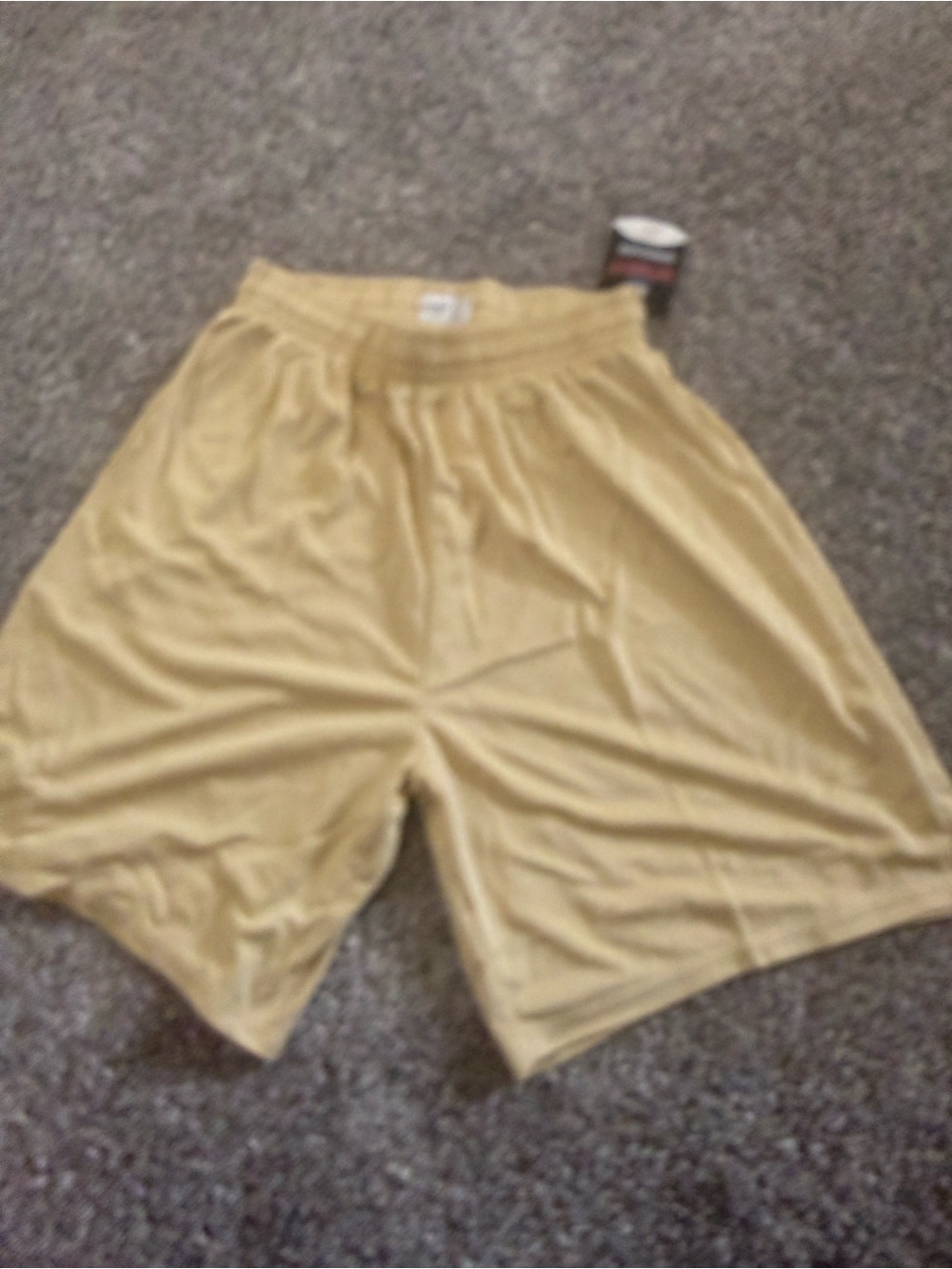 Men's Athletic Shorts in Vegas Gold XL